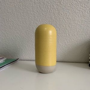 Studio Arhoj yellow ceramic vase Yuki